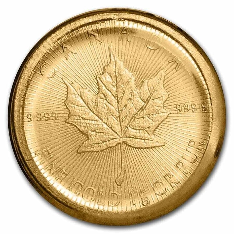 Amazon.com: 1 gram Gold Maple Leafs Maplegram25™ (In Assay